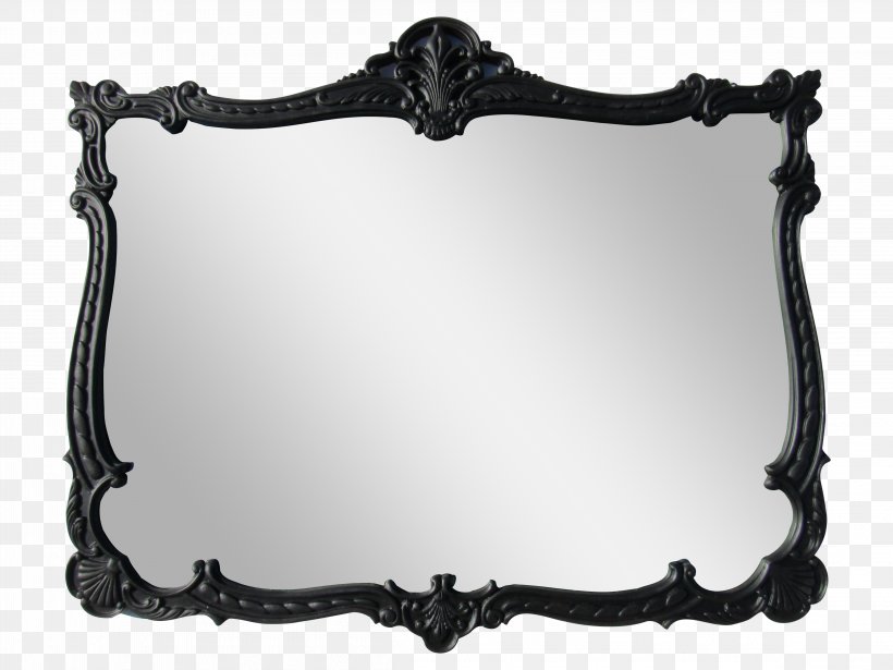 Mirror Picture Frames Decorative Arts Black And White, PNG, 4608x3456px, Mirror, Black And White, Black Mirror, Chairish, Craft Download Free