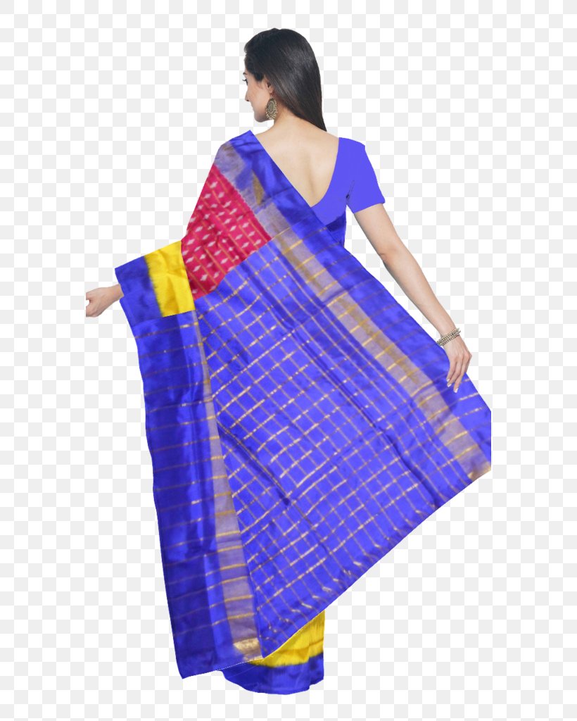 Silk Pochampally Saree Sari Ikat Handloom Saree, PNG, 576x1024px, Silk, Blue, Cobalt Blue, Electric Blue, Handloom Saree Download Free
