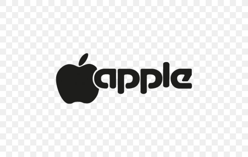 Apple II Logo Typeface Font, PNG, 518x518px, Apple, Apple Ii, Black, Black And White, Brand Download Free