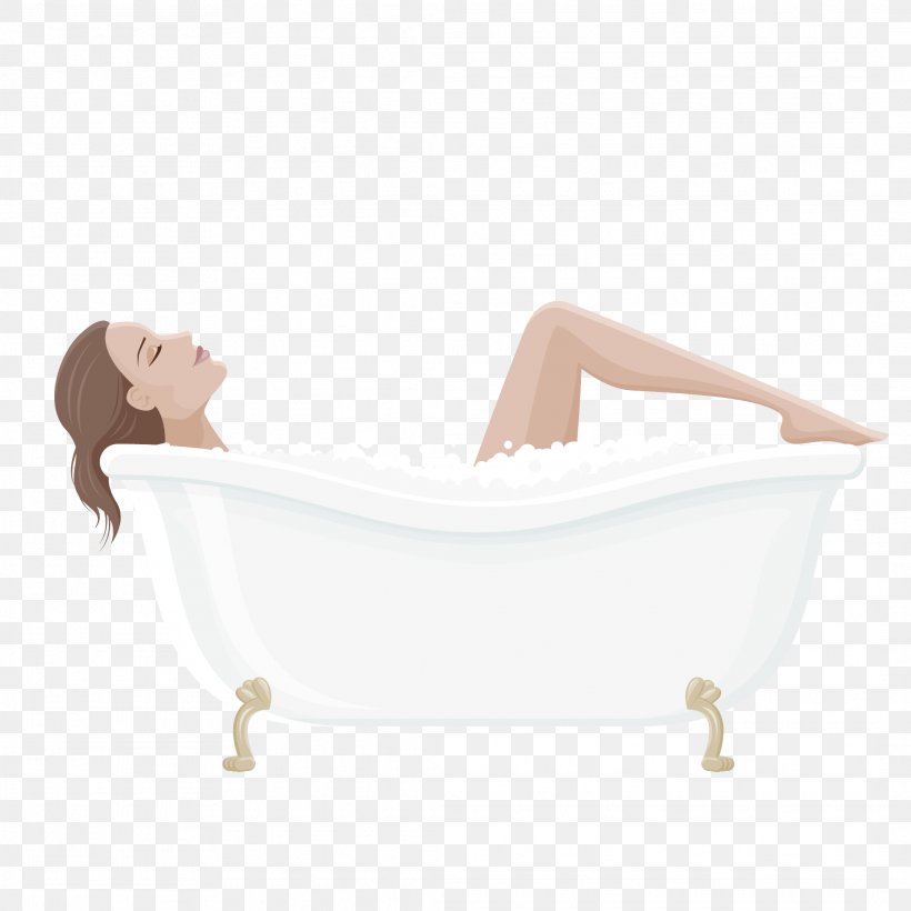 Bathtub Hot Tub Bathing Bubble Bath Bathroom, PNG, 2126x2126px, Watercolor, Cartoon, Flower, Frame, Heart Download Free