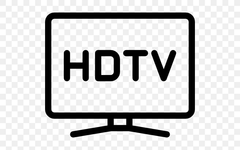 High-definition Television Clip Art, PNG, 512x512px, Highdefinition Television, Area, Black And White, Brand, Computer Monitor Download Free