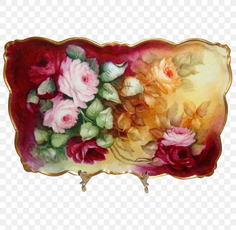 Garden Roses Porcelain China Painting Plate Tableware, PNG, 797x797px, Garden Roses, Art, Ceramic, Charger, China Painting Download Free