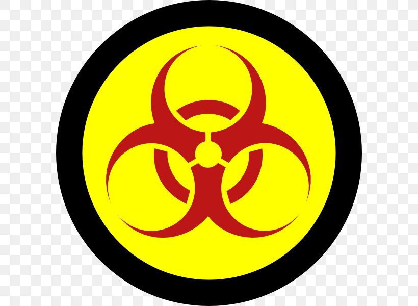 Hazard Symbol Biological Hazard Sign, PNG, 600x600px, Hazard Symbol, Area, Biological Hazard, Biology, Dangerous Goods Download Free