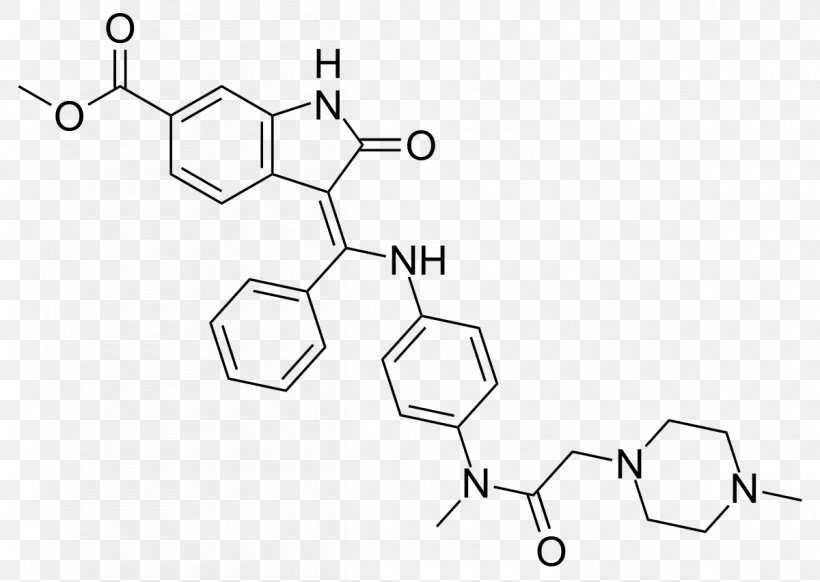 Nintedanib Idiopathic Pulmonary Fibrosis Pharmaceutical Drug Tyrosine-kinase Inhibitor, PNG, 1200x853px, Nintedanib, Area, Auto Part, Black And White, Diagram Download Free