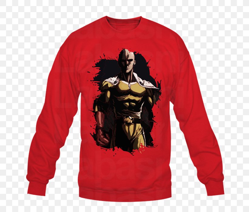 T-shirt One Punch Man Saitama Clothing, PNG, 700x700px, Watercolor, Cartoon, Flower, Frame, Heart Download Free