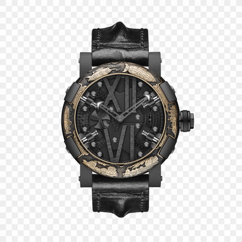 Watch Strap RJ-Romain Jerome Baselworld Hublot, PNG, 1200x1200px, Watch, Automatic Quartz, Baselworld, Clock, Engraving Download Free