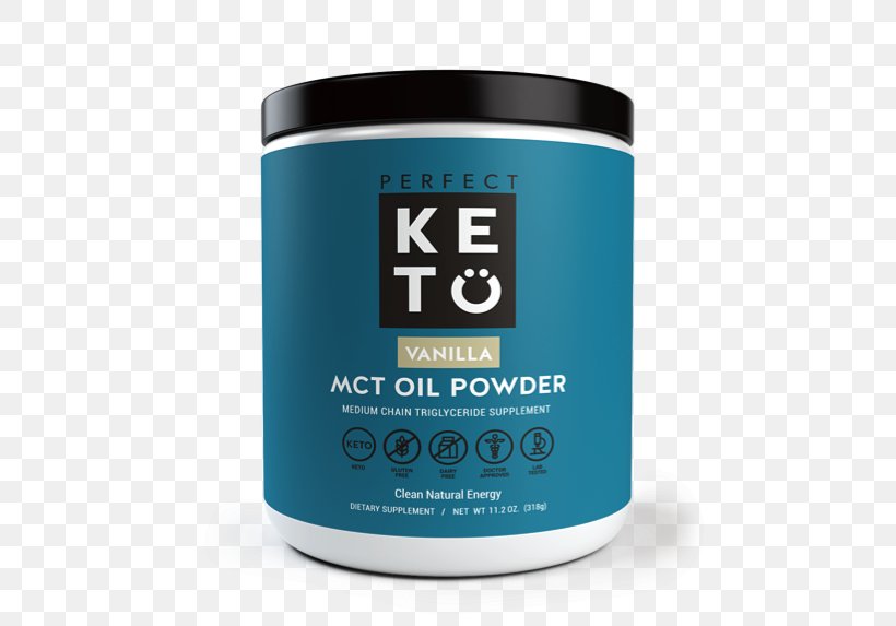Perfect Keto MCT Oil Powder Dietary Supplement Medium-chain Triglyceride Fat For Fuel: A Revolutionary Diet To Combat Cancer, Boost Brain Power, And Increase Your Energy Ketogenic Diet, PNG, 476x573px, Dietary Supplement, Brand, Diet, Ketogenic Diet, Ketone Download Free