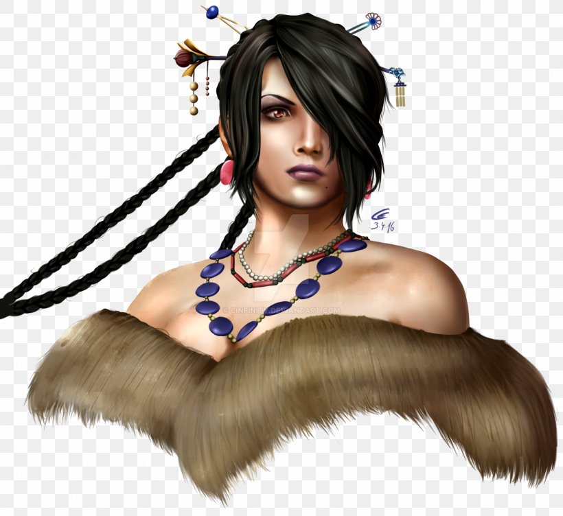 Final Fantasy X-2 Aerith Gainsborough Lulu Rikku, PNG, 1600x1469px, Final Fantasy X, Aerith Gainsborough, Auron, Black Hair, Brown Hair Download Free