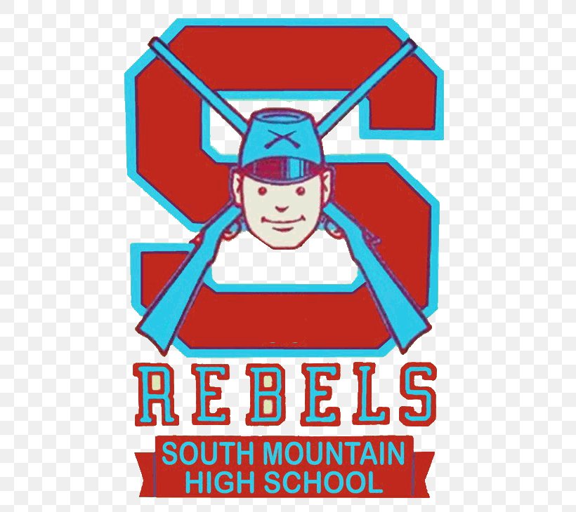 South Mountain High School Logo Graphic Design, PNG, 522x730px, South Mountain High School, Area, Art, Artwork, Blue Download Free