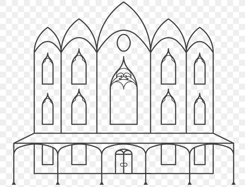 Architecture Facade Line Art White Furniture, PNG, 768x626px, Architecture, Arch, Area, Black And White, Brand Download Free