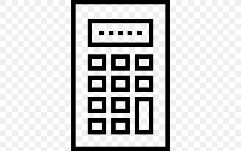 Calculator Accounting Finance Business Accountant, PNG, 512x512px, Calculator, Accountant, Accounting, Area, Black Download Free