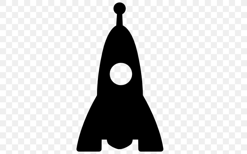 Rocket Clip Art, PNG, 512x512px, Rocket, Black, Black And White, Outer Space, Silhouette Download Free