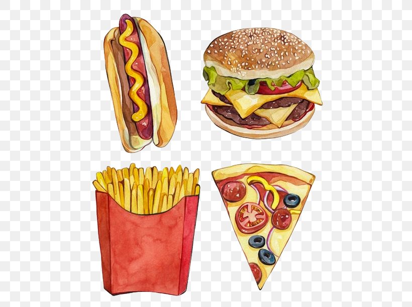 Fast Food Junk Food Hamburger French Fries French Cuisine, PNG, 500x611px, Fast Food, American Food, Cheeseburger, Cuisine, Donuts Download Free