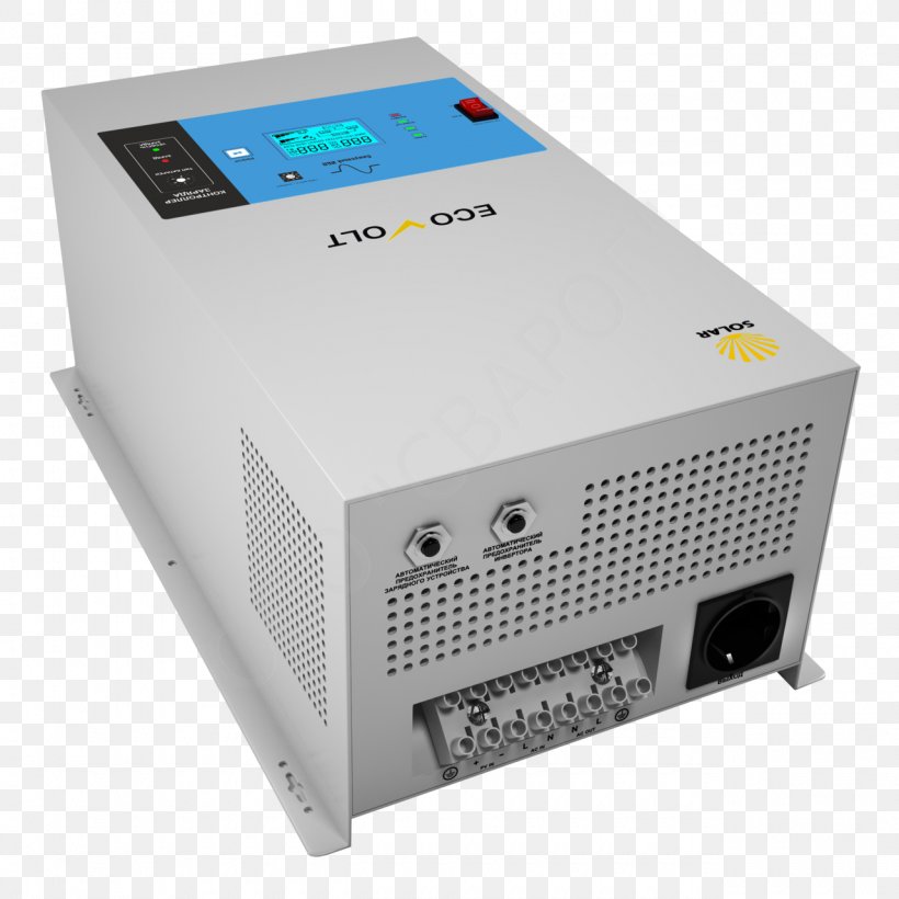 Power Inverters EcoVolt.ru UPS Solar Panels Direct Current, PNG, 1280x1280px, Power Inverters, Computer Component, Direct Current, Electronic Device, Electronics Download Free