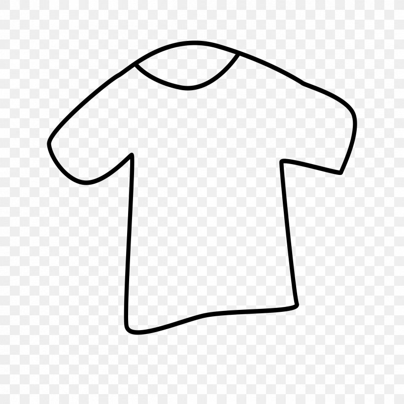 Sleeve T-shirt Clothing Clip Art, PNG, 2400x2400px, Sleeve, Aloha Shirt, Area, Black, Black And White Download Free
