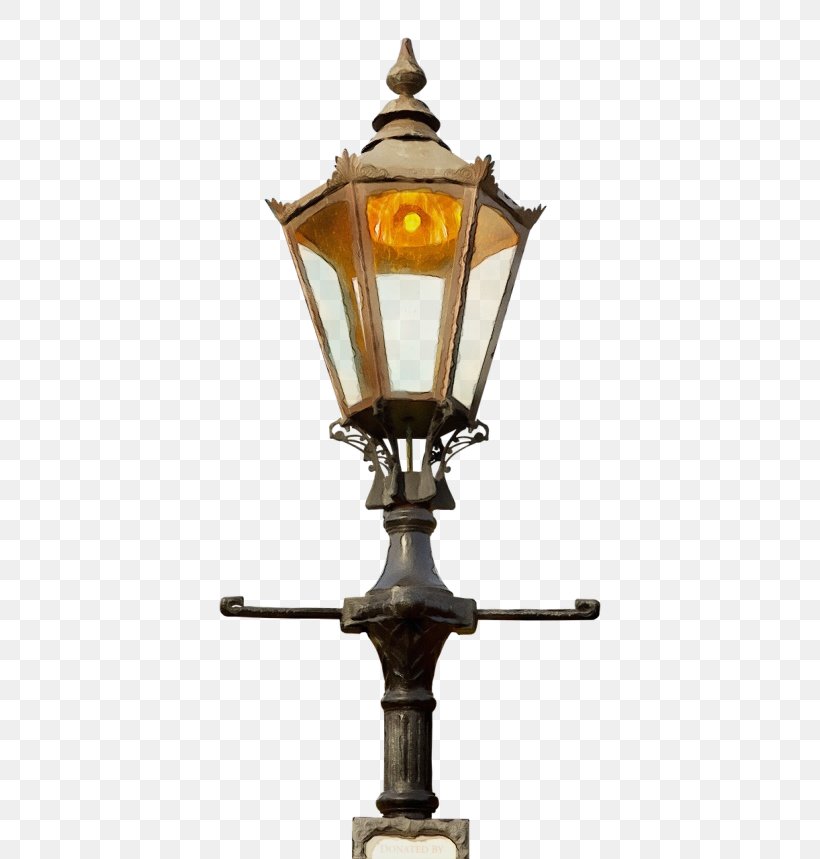 Street Light, PNG, 500x859px, Watercolor, Antique, Brass, Interior Design, Lamp Download Free