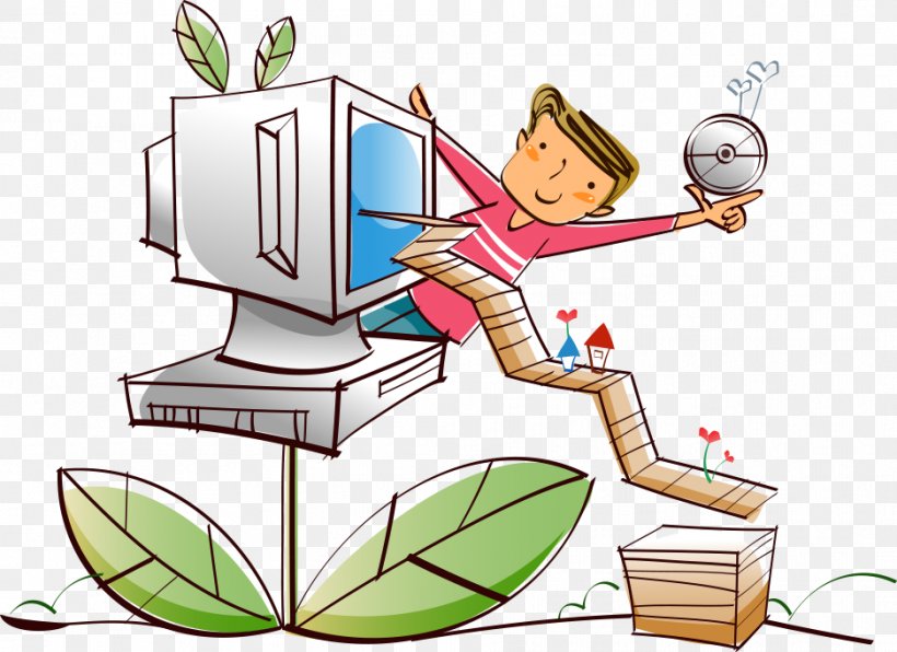 Computer Monitors Royalty-free Clip Art, PNG, 937x682px, Computer Monitors, Area, Art, Artwork, Cartoon Download Free