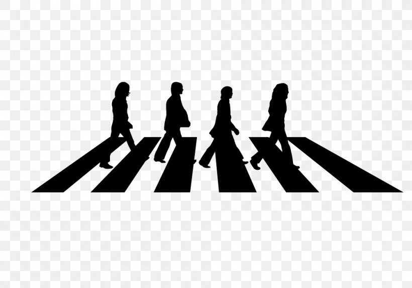 Abbey Road The Beatles Silhouette Decal Wallpaper, PNG, 1000x700px, Abbey Road, Beatles, Black, Black And White, Brand Download Free