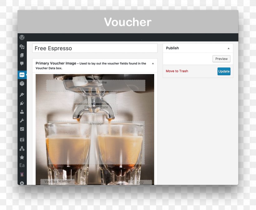 Gift Card Espresso Machines WooCommerce Product Design, PNG, 1624x1338px, Gift Card, Brand, Coffeemaker, Credit Card, Espresso Download Free