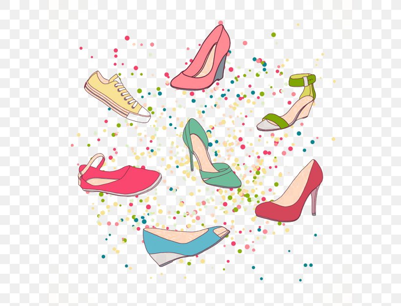High-heeled Footwear Shoe Absatz Sandal, PNG, 626x626px, Watercolor, Cartoon, Flower, Frame, Heart Download Free