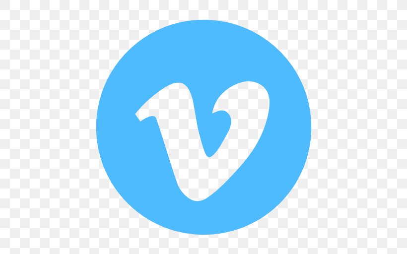 Social Media Vimeo Logo, PNG, 512x512px, Social Media, Area, Blue, Brand, Heart Download Free