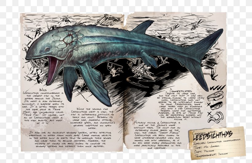 ARK: Survival Evolved Leedsichthys Iguanodon Ichthyornis Dinosaur, PNG, 800x532px, Ark Survival Evolved, Allosaurus, Animal, Aquatic Animal, Dimetrodon Download Free