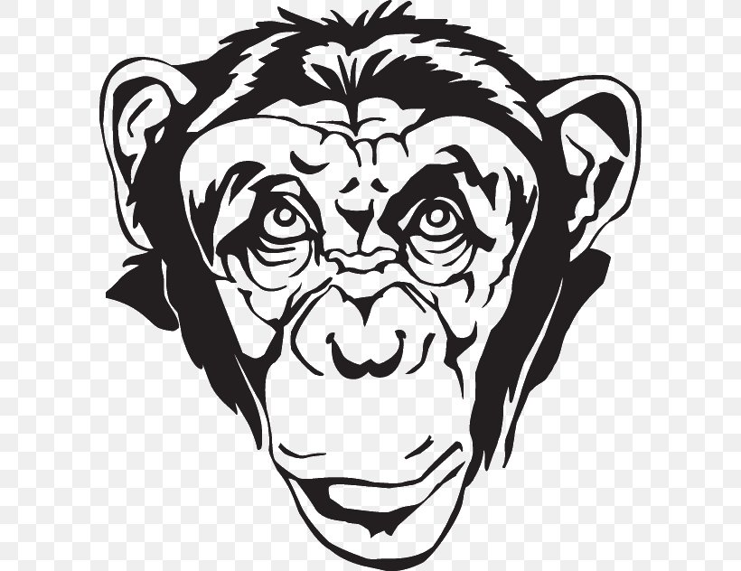 Chimpanzee Ape Monkey YouTube Clip Art, PNG, 600x632px, Watercolor, Cartoon, Flower, Frame, Heart Download Free