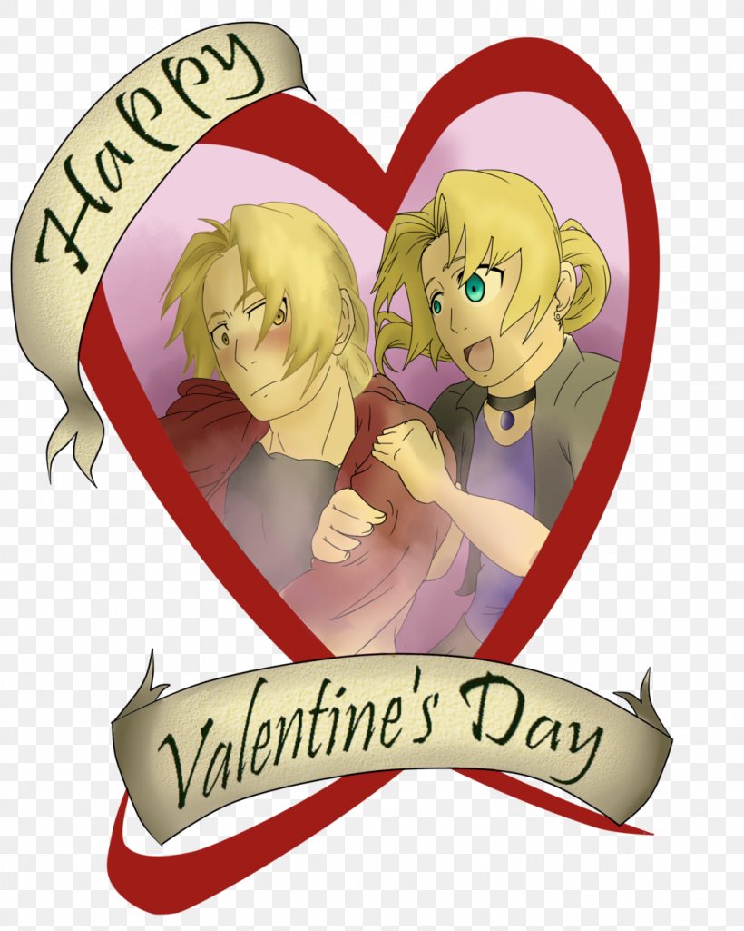 Drawing Valentine's Day Edward Elric Sketch, PNG, 1024x1280px, Watercolor, Cartoon, Flower, Frame, Heart Download Free