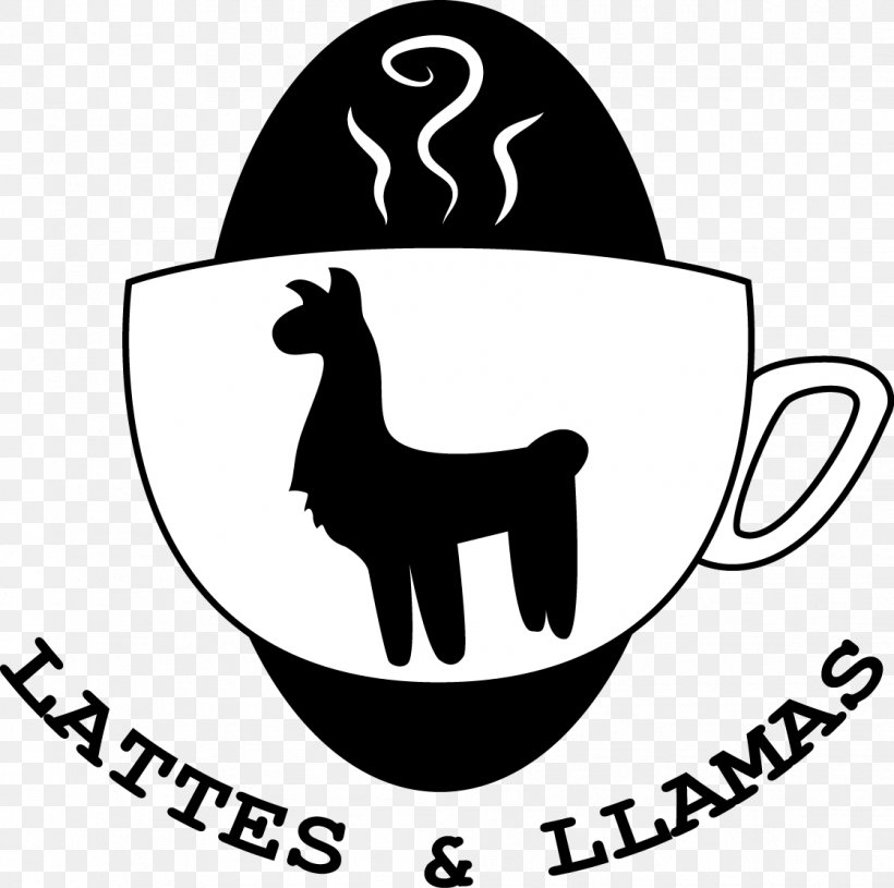 Latte Llama Dog Knitting Espresso, PNG, 1118x1112px, Latte, Area, Artwork, Black, Black And White Download Free