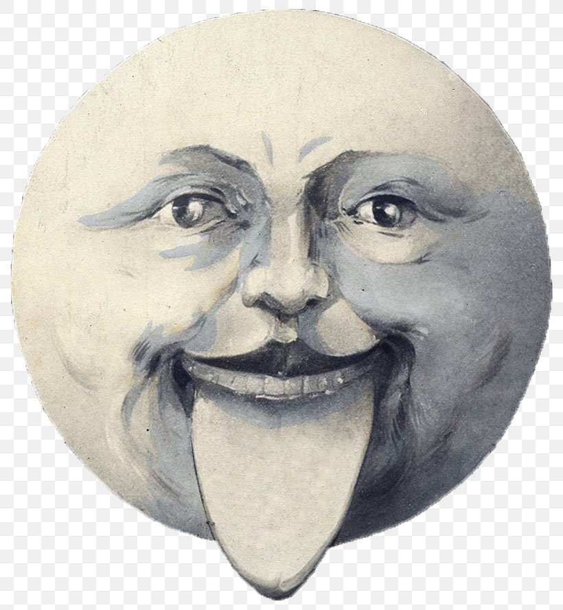 Man In The Moon Drawing Full Moon Clip Art, PNG, 819x888px, Moon, Art