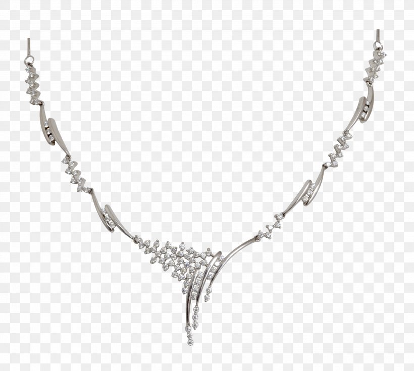 Necklace Body Jewellery Diamond Platinum, PNG, 2735x2454px, Necklace, Body Jewellery, Body Jewelry, Chain, Diamond Download Free