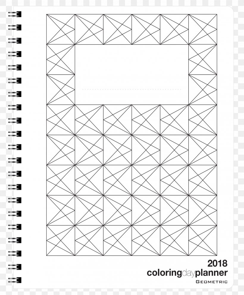 Coloring Book Personal Organizer Geometry Pattern, PNG, 2850x3450px, Coloring Book, Area, Black And White, Child, Color Download Free