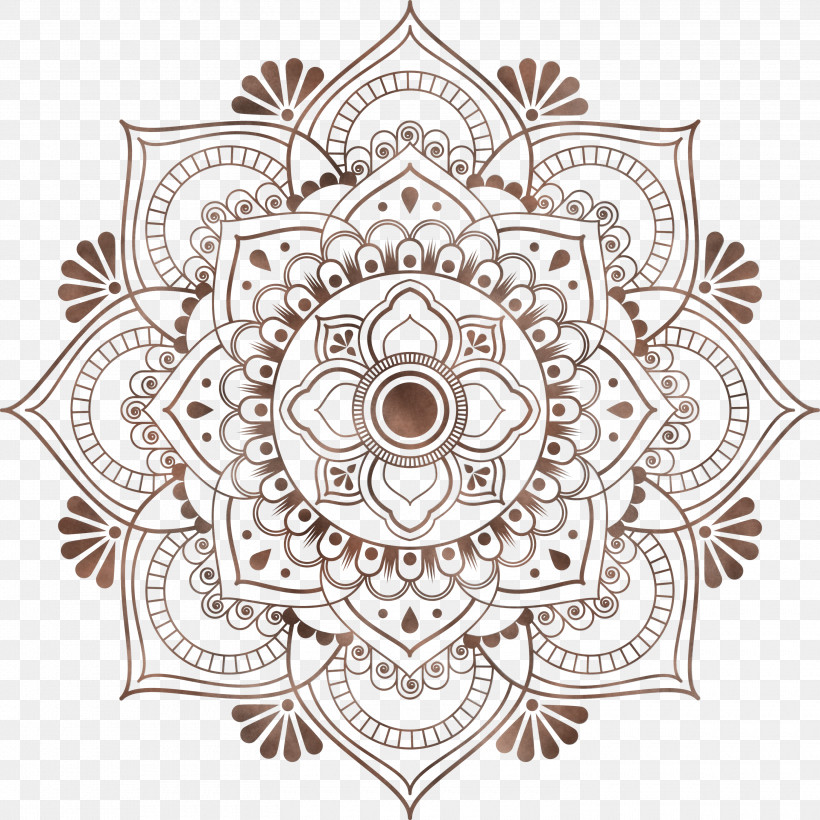 Mandala Flower Mandala Art, PNG, 3000x3000px, Mandala Flower, Decal, Drawing, Line Art, Mandala Download Free