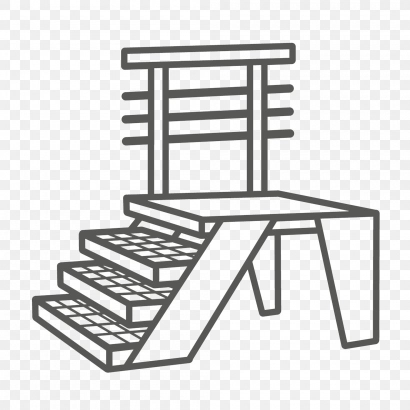Table Line Chair Angle, PNG, 2000x2000px, Table, Black And White, Chair, Furniture, Monochrome Download Free