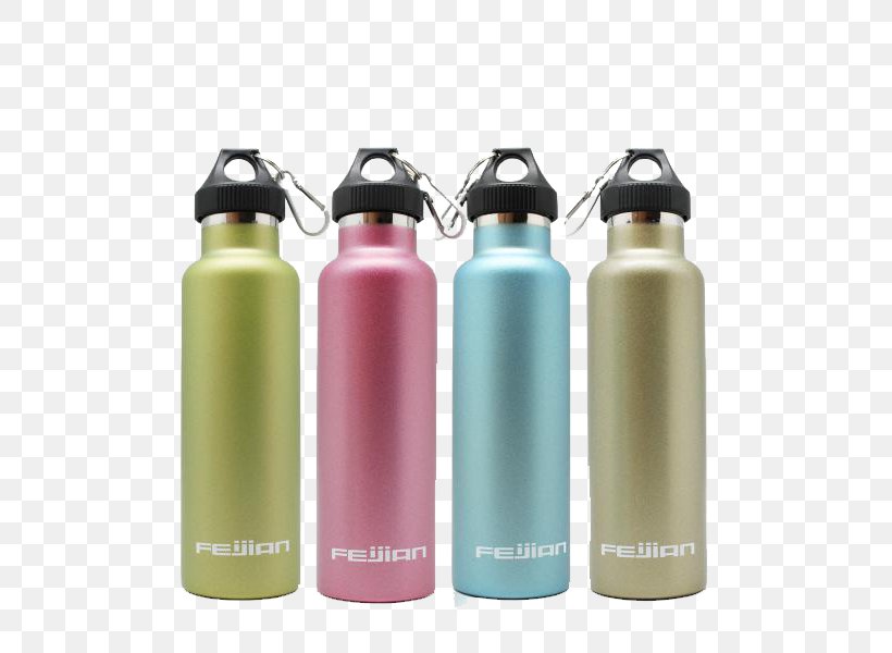 Water Bottle Vacuum Flask Stainless Steel Mug, PNG, 600x600px, Water Bottle, Bottle, Coffee Cup, Cup, Cylinder Download Free