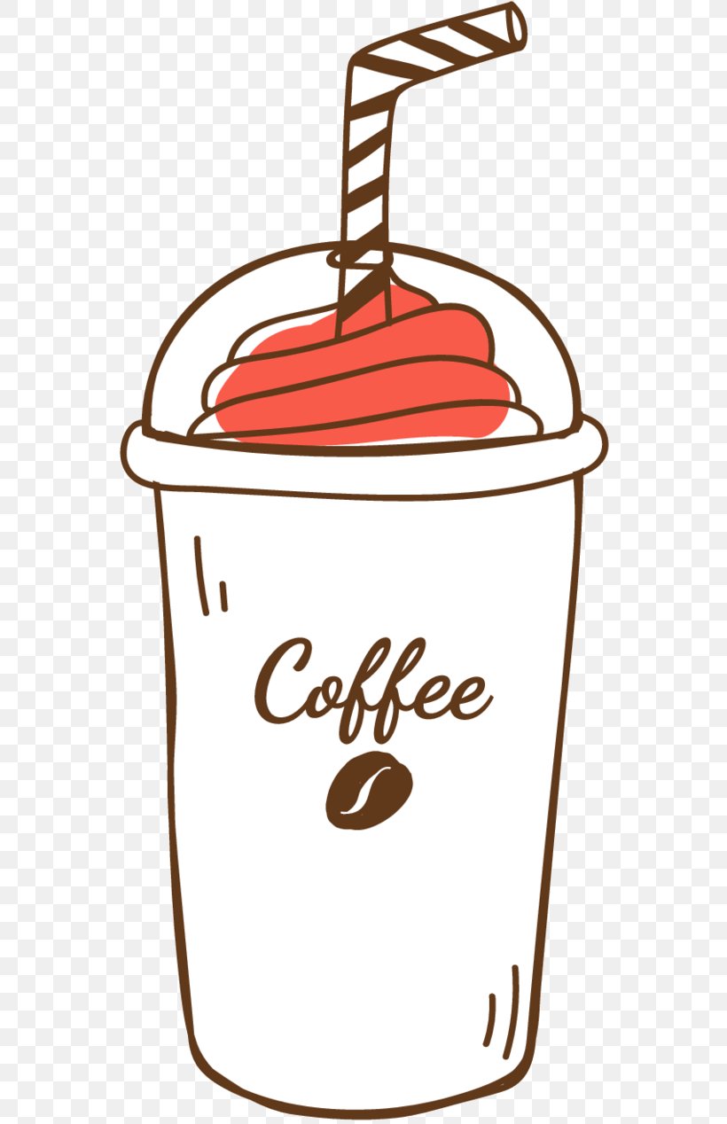 Cafe Iced Coffee Vector Graphics Illustration, PNG, 567x1268px, Cafe, Coffee, Cream, Creative Market, Dairy Download Free