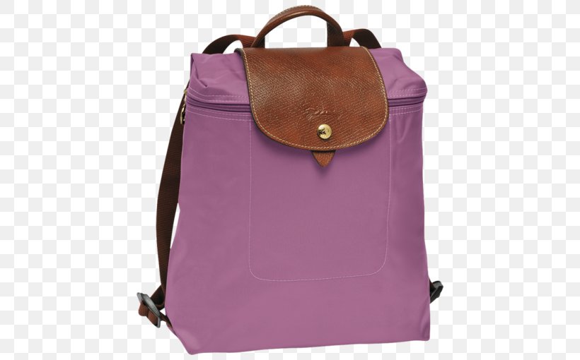 Longchamp Pliage Backpack Tote Bag, PNG, 510x510px, Longchamp, Backpack, Bag, Baggage, Brown Download Free