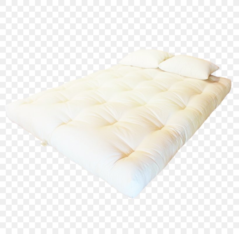 Mattress Organic Cotton Futon Wool, PNG, 800x800px, Mattress, Bed, Bed Frame, Bed Sheet, Cots Download Free