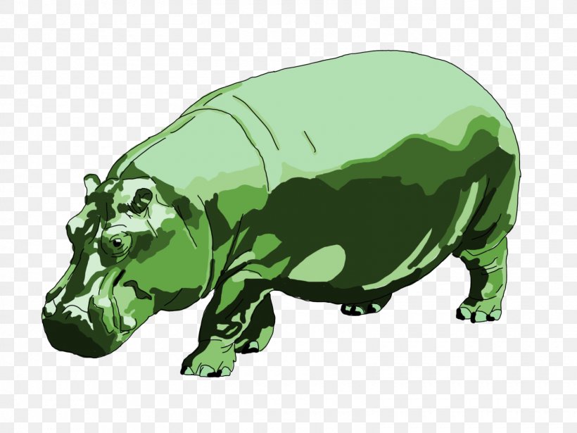Hippopotamus Pig Mammal Cattle Terrestrial Animal, PNG, 1600x1200px, Hippopotamus, Animal, Animal Figure, Carnivores, Cartoon Download Free