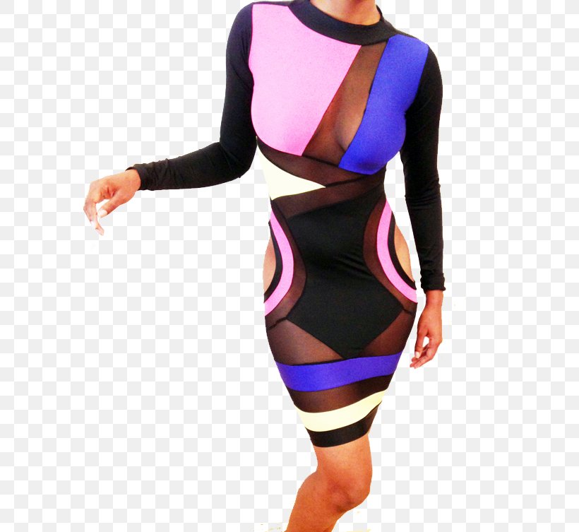 Bodycon Dress Sleeve Bandage Dress Purple, PNG, 700x753px, Bodycon Dress, Active Undergarment, Arm, Bandage Dress, Black Download Free