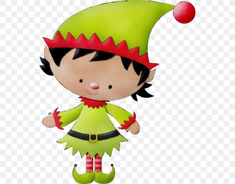 Christmas Elf Clip Art Illustration Christmas Ornament Graphics, PNG, 544x640px, Christmas Elf, Cartoon, Christmas Day, Christmas Ornament, Fictional Character Download Free