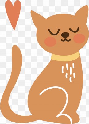 Brown Kitten Vector - Kitten Whiskers Dog Puppy PNG