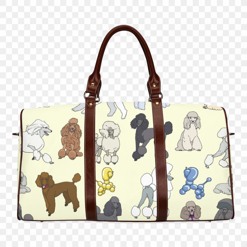 Tote Bag Poodle Baggage Handbag, PNG, 1000x1000px, Tote Bag, Bag, Baggage, Brand, Dog Download Free