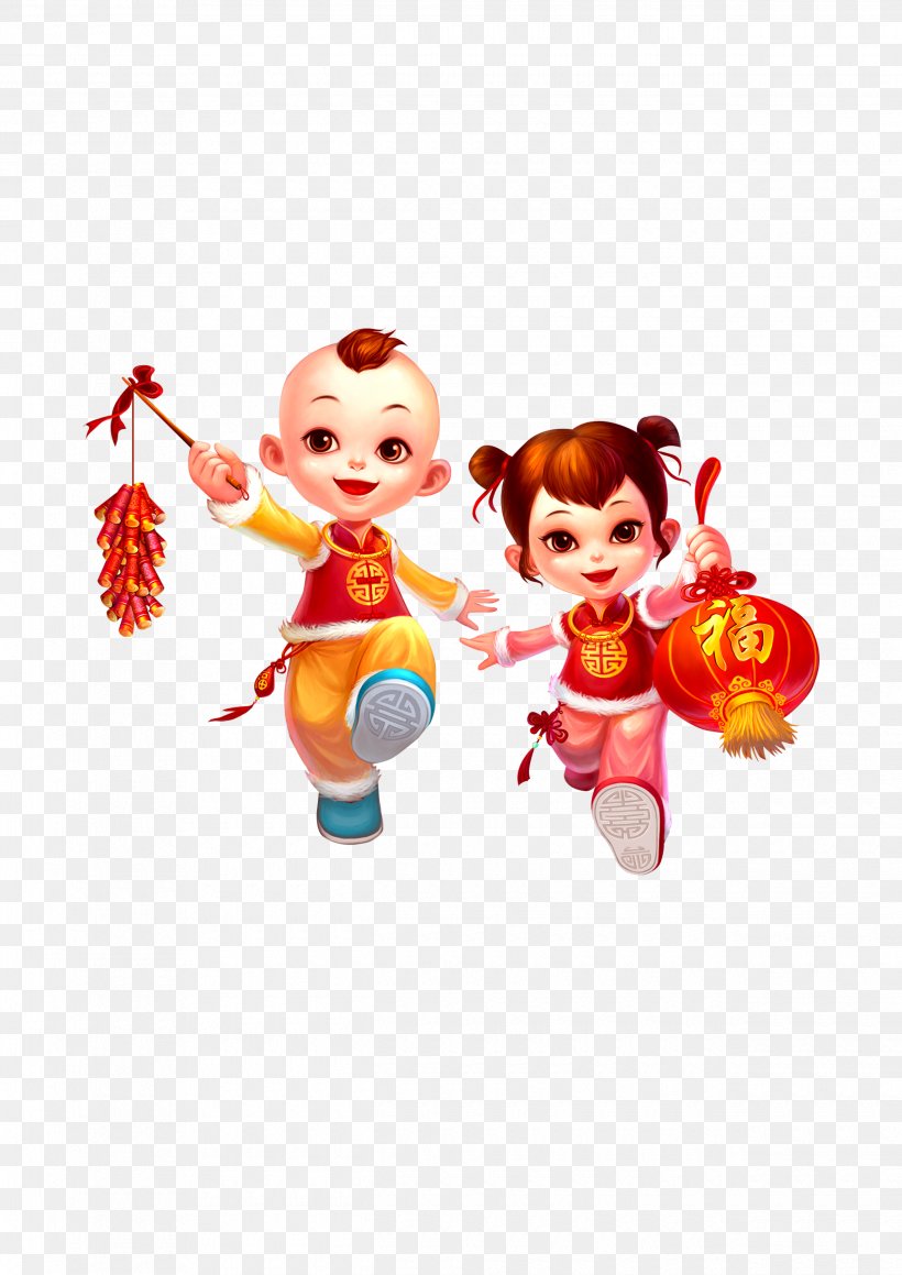 Chinese New Year Firecracker Bainian Red Envelope Traditional Chinese Holidays, PNG, 2480x3508px, Chinese New Year, Art, Bainian, Cartoon, Child Download Free