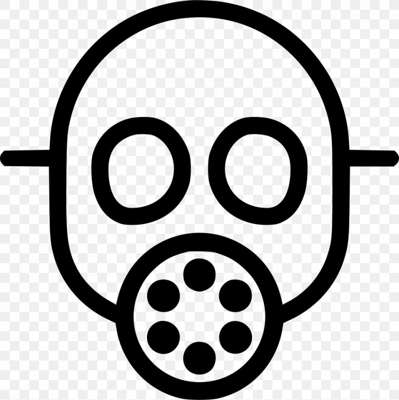 Gas Mask Vector Graphics, PNG, 980x982px, Mask, Black And White, Computer Software, Gas Mask, Icons8 Download Free