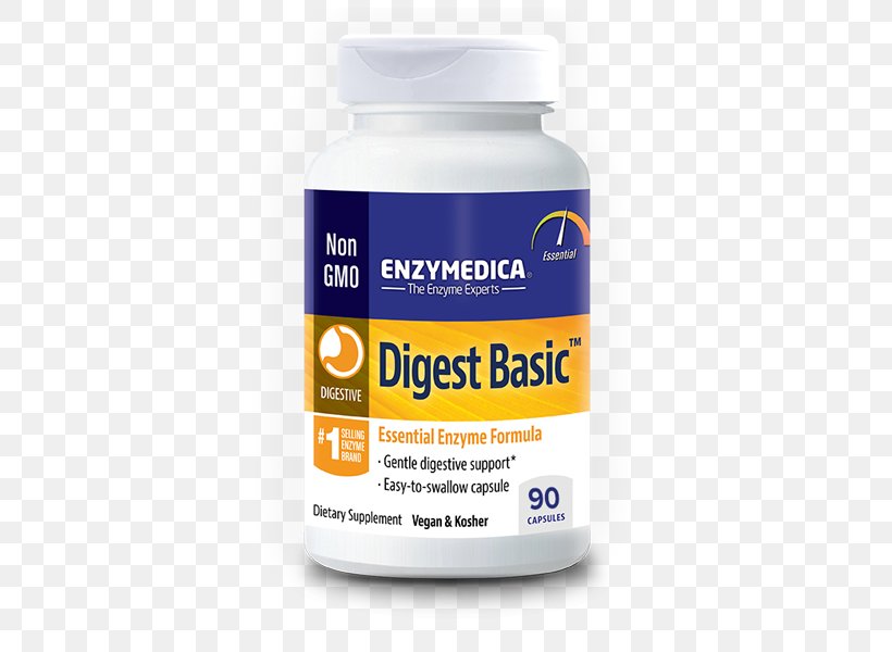 Digestive Enzyme Digestion Food Probiotic, PNG, 600x600px, Digestive Enzyme, Capsule, Carbohydrate, Deficiency, Diet Download Free
