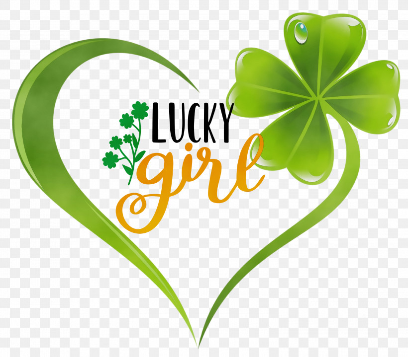Four-leaf Clover, PNG, 3000x2633px, Lucky Girl, Drawing, Fourleaf Clover, Logo, Luck Download Free