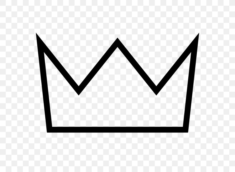 Crown Outline Clip Art, PNG, 600x600px, Crown, Area, Black, Black And White, Brand Download Free