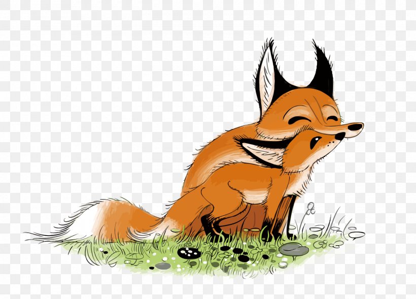 Red Fox Swift Fox Cartoon Illustration, PNG, 1500x1078px, Red Fox, Art, Carnivoran, Cartoon, Deviantart Download Free