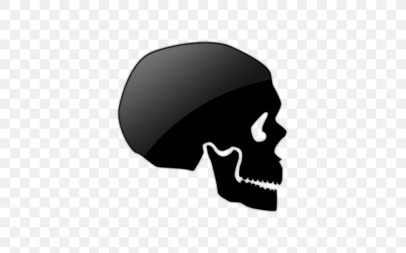 Skull Clip Art, PNG, 512x512px, Skull, Black, Black And White, Bone, Gear Download Free